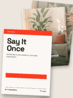 Say It Once