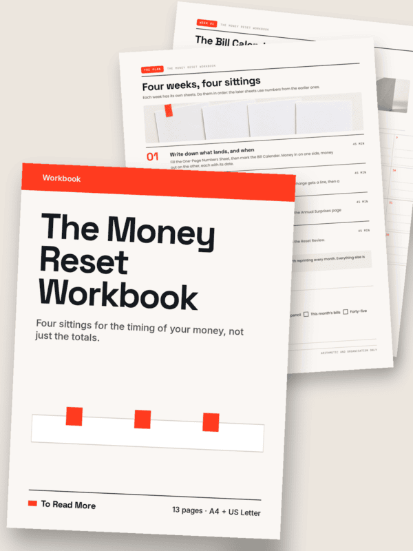 The Money Reset Workbook