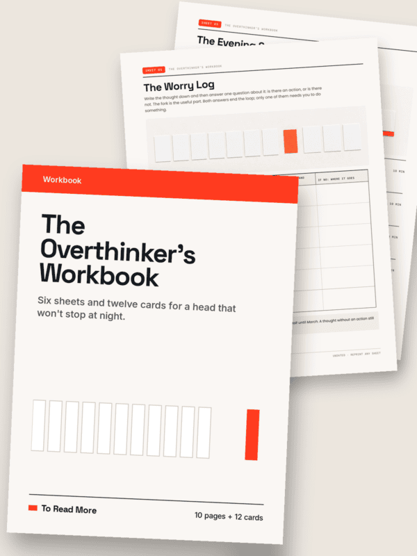The Overthinker's Workbook