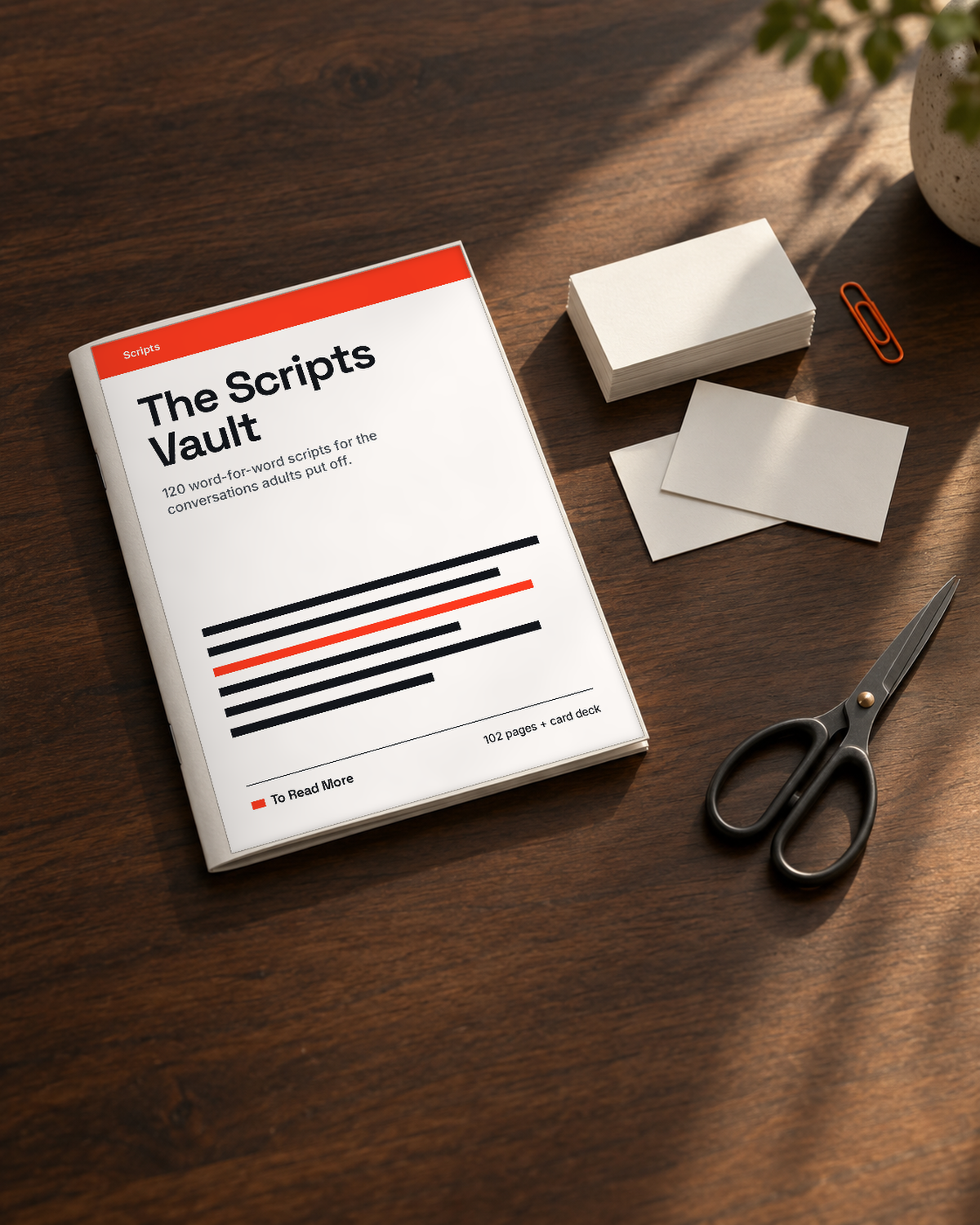 The Scripts Vault, printed, with script cards